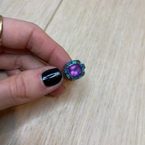 Pretty Purple and Blue Fashion Ring